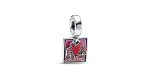 Keith Haring™ x Pandora Walking Heart Double Dangle Charm 2 DWIMAGE 792216C01 RGB