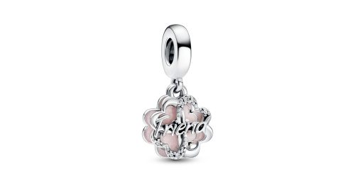 Four-leaf Clover Friendship Double Dangle Charm 1 DWIMAGE 792245C01 RGB