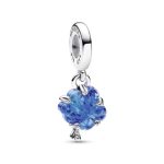 Blue Murano Glass Family Tree Dangle Charm