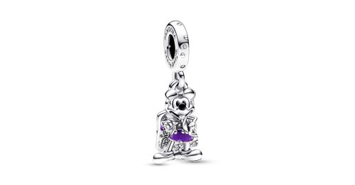 Disney Parks, Disney 100th Anniversary Mickey Mouse Costume Double Dangle Charm 1 DWIMAGE 792616C01 RGB