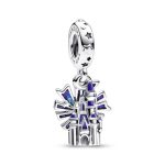 Disney Parks WDW Castle Fireworks Double Dangle Charm