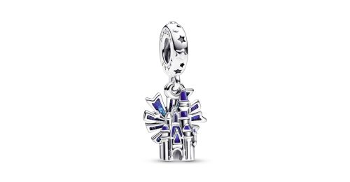 Disney Parks WDW Castle Fireworks Double Dangle Charm 1 DWIMAGE 792619C01 RGB