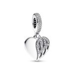 Heart & Angel Dangle Charm