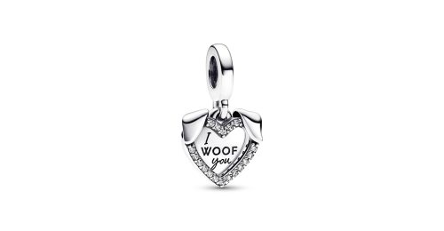 Heart & Dog Double Dangle Charm 1 DWIMAGE 792647C01 RGB