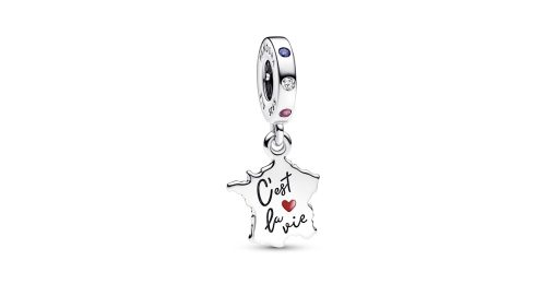 Map of France C’est La Vie Dangle Charm 1 DWIMAGE 792673C01 RGB