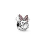 Disney Minnie Mouse Pink Pavé Bow Clip Charm
