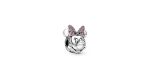 Disney Minnie Mouse Pink Pavé Bow Clip Charm 2 DWIMAGE 797496CZS RGB