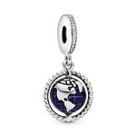 Spinning Globe Dangle Charm