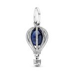 Blue Hot Air Balloon Travel Charm