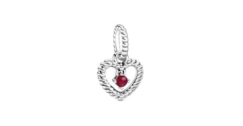 January Dark Red Beaded Heart Dangle Charm 1 DWIMAGE 798854C08 RGB