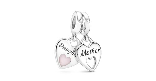 Double Heart Split Dangle Charm 1 DWIMAGE 799187C01 RGB