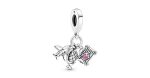 Airplane, Globe & Suitcase Dangle Charm 2 DWIMAGE 799435C01 RGB