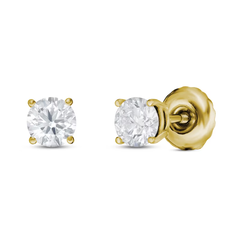 Lab-Created Diamond Stud Earrings