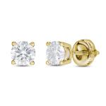 Lab-Created Diamond Solitaire Stud Earrings 1 ct tw Round 14K Yellow Gold (SI2/F) 2 V 818547907 0 800 ezgif.com avif to png converter