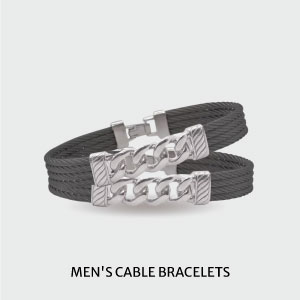 Mens Cable Bracelets
