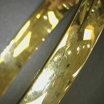 14K Solid Gold Polished Bangle