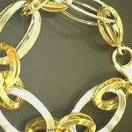 14K Gold Italian intertwined bracelet