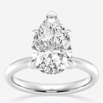 3.03 Carat Petite Solitaire Engagement Ring