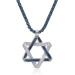 Star of David 25 mm with Diamonds
