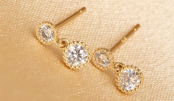 Diamond Drop Earrings that Dance With Every Movement 600px by 350px