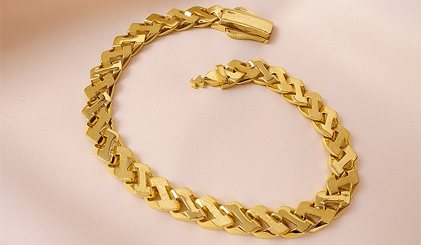 Refine Your Bold Style With Mens Gold Bracelet 600px by 350px