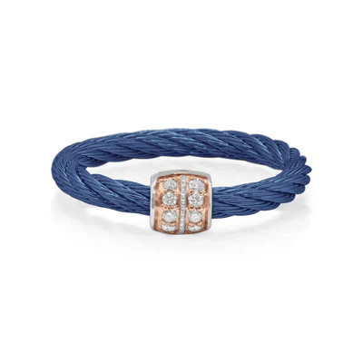ALOR Barrel Stackable Ring 1 02 24 S917 11