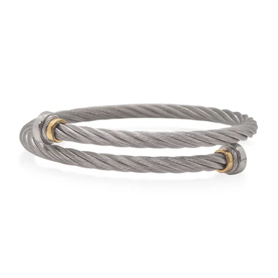ALOR Men's Bypass Nail Head Bracelet 1 04 13 6087 00 2