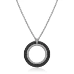 ALOR Large Open Circle Necklace 2 08 54 1065 11