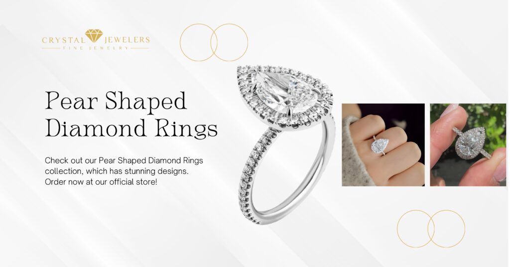 pear shaped diamond ring
