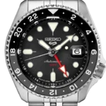Seiko 5 Sports SS Automatic GMT Black Dial SSK001