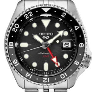 Seiko 5 Sports SS Automatic GMT Black Dial SSK001