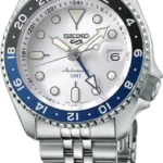 Seiko 5 Sports SS Automatic GMT Silver Dial SSK033