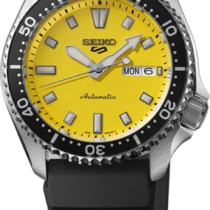 Seiko 5 Sports SS Automatic Yellow Dial SRPL87