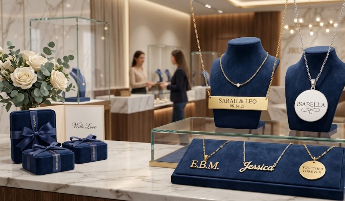 Engraved necklaces and name necklaces