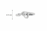 Fluid Curvature Openwork Heart - Image 2