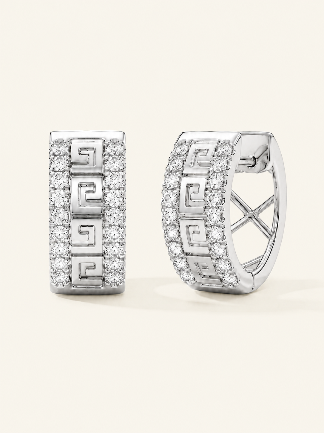 Gold diamond engagement ring and wedding band