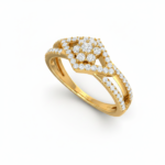 Kite-Shaped Halo Floral