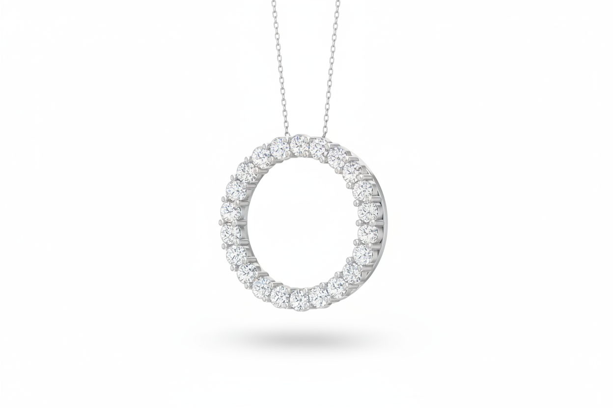 Minimalist Eternity Circle - Image 1