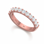 Scalloped-Prong Half-Eternity - Image 4