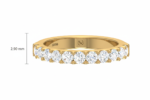 Scalloped-Prong Half-Eternity - Image 2