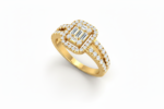 Dual-Row Diamond-Cut