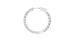 Oval Floating Hoop Earring - Image 6