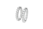 Elevated Daily Sparkle Hoop Earring
