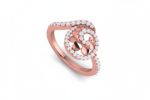 Spiral Swirl Floral Cluster