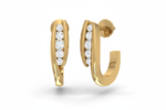 Elegant Twisted Arch Studs Earring