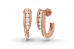 Elegant Twisted Arch Studs Earring - Image 4