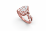 Pear-Shaped Teardrop Halo