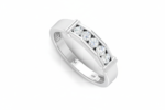Gabled Setting Linear Channel Set - Image 3