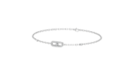 Delicate Oval Motif Floating Diamond - Image 5