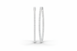 Large Eternity Hoop Earring - Image 3